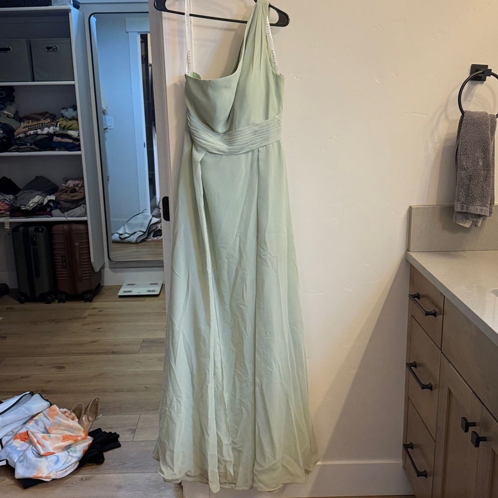 Azazie Light Green Formal Dress
